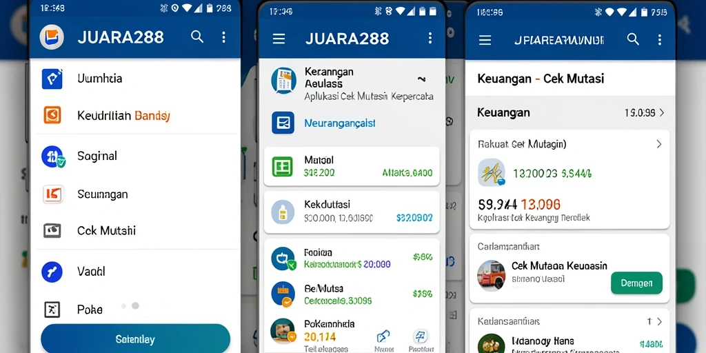 Tampilan antarmuka JUARA288 yang user-friendly untuk cek mutasi.