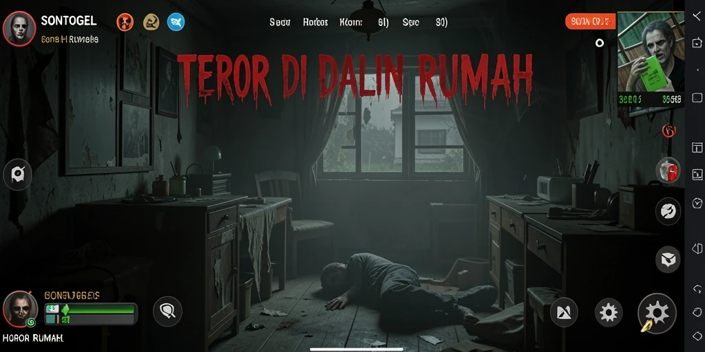 Antarmuka permainan SONTOGEL yang menegangkan dan mendebarkan.